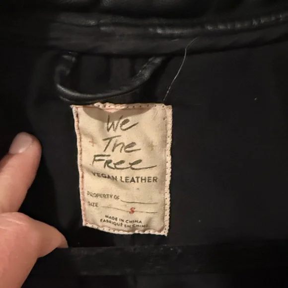 We The Free Vegan Leather Jacket - Picture 2 of 3